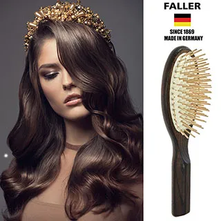 德國FALLER芙樂 德國製大尺寸FSC圓珠橢圓櫸木氣墊木齒梳 歷史價格詳細信息