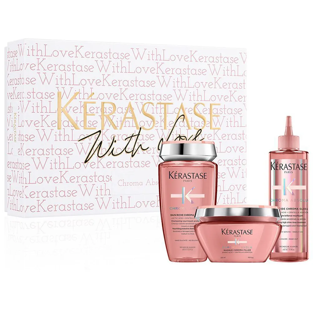 KERASTASE 卡詩 恆彩重生三件式禮盒(洗髮250ml+髮膜200ml+瞬效露210ml) 歷史價格詳細信息