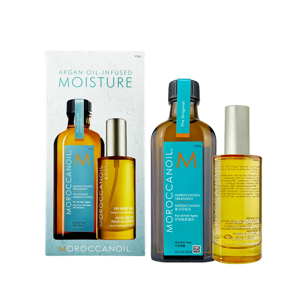 【MOROCCANOIL】優油美膚禮盒（摩洛哥優油 100ml＋輕盈身體美膚油 50ml） 歷史價格詳細信息