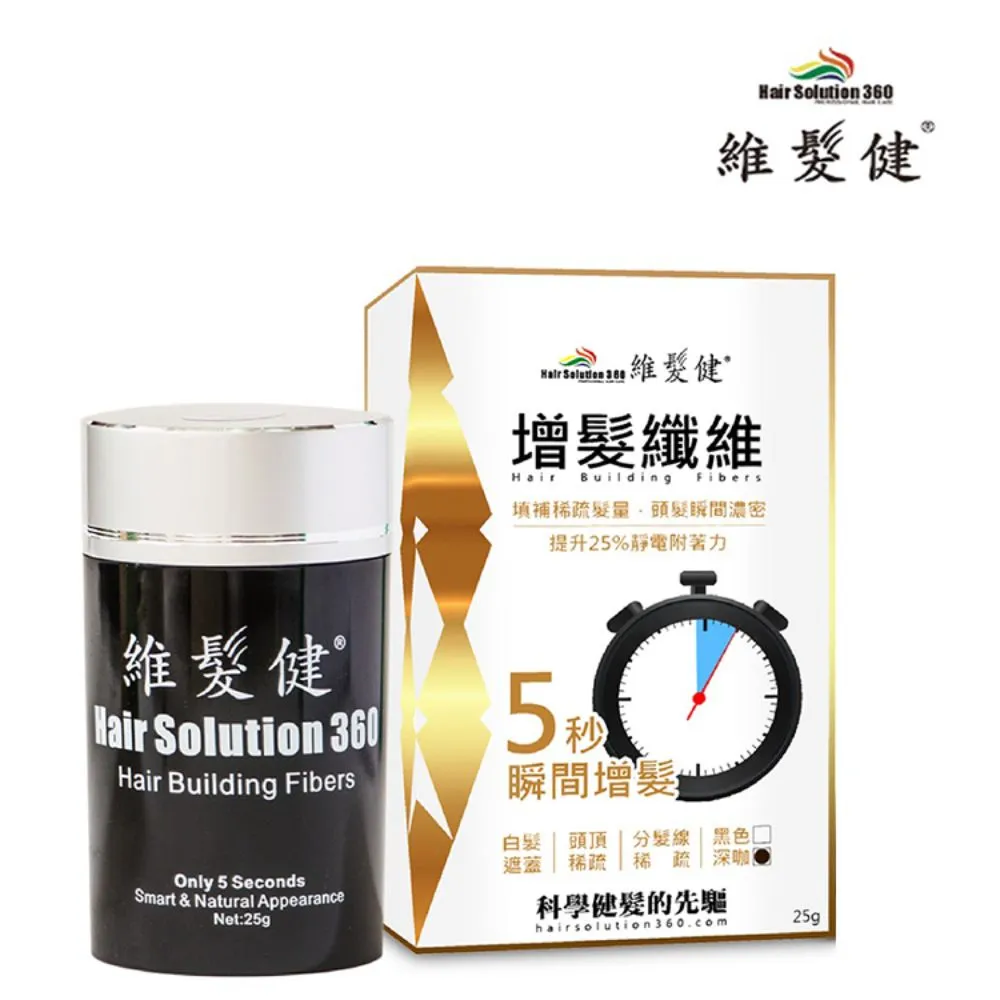 【維髮健】增髮纖維  黃金特式版(深咖)(25g*1入) 歷史價格詳細信息