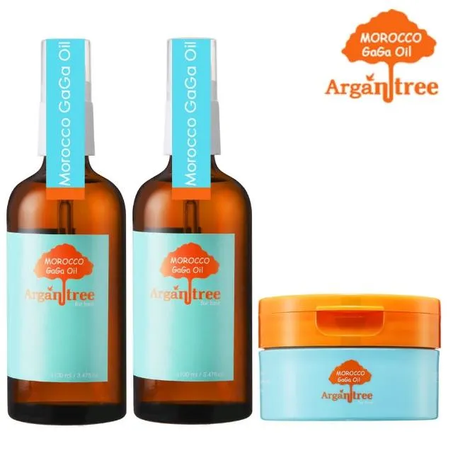 【Morocco GaGa Oil】摩洛哥醫美級秀髮油100mlX2+10ml(香水限定版) 歷史價格詳細信息