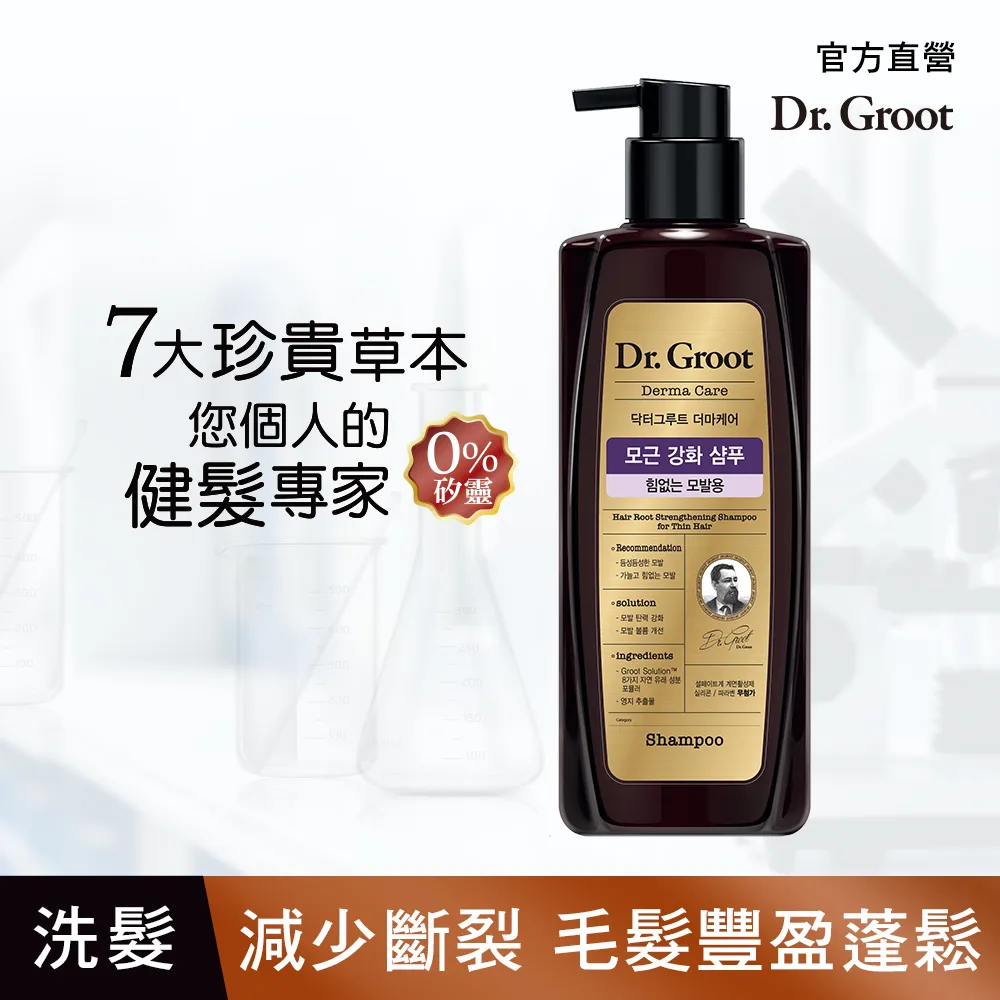 Dr.Groot 養髮秘帖洗髮精(控油蓬鬆髮) 400ml【康是美】 歷史價格詳細信息