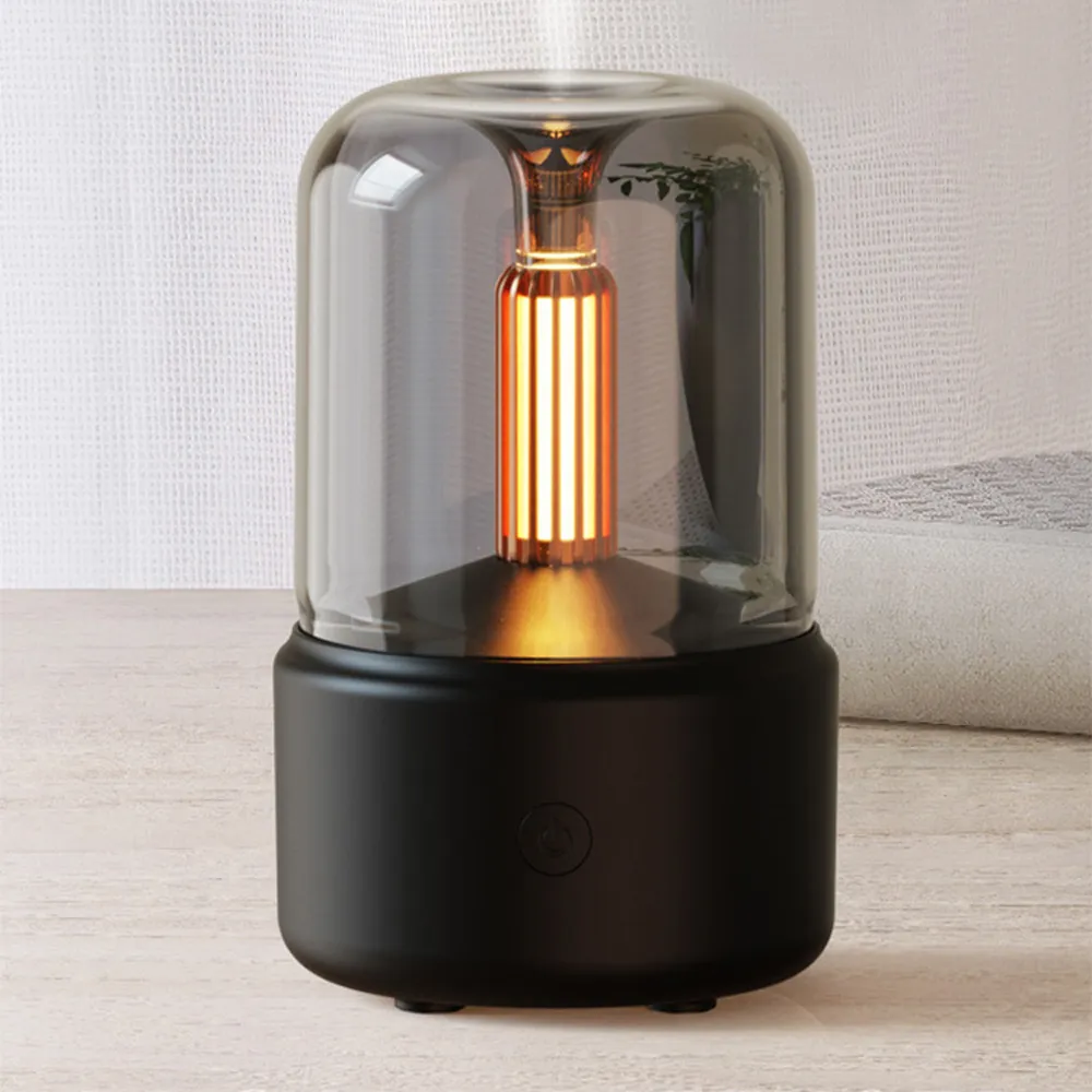 創意燭光香薰機USB插電家用臥室空氣加溼器 小型車載香氛機香薰器 歷史價格詳細信息