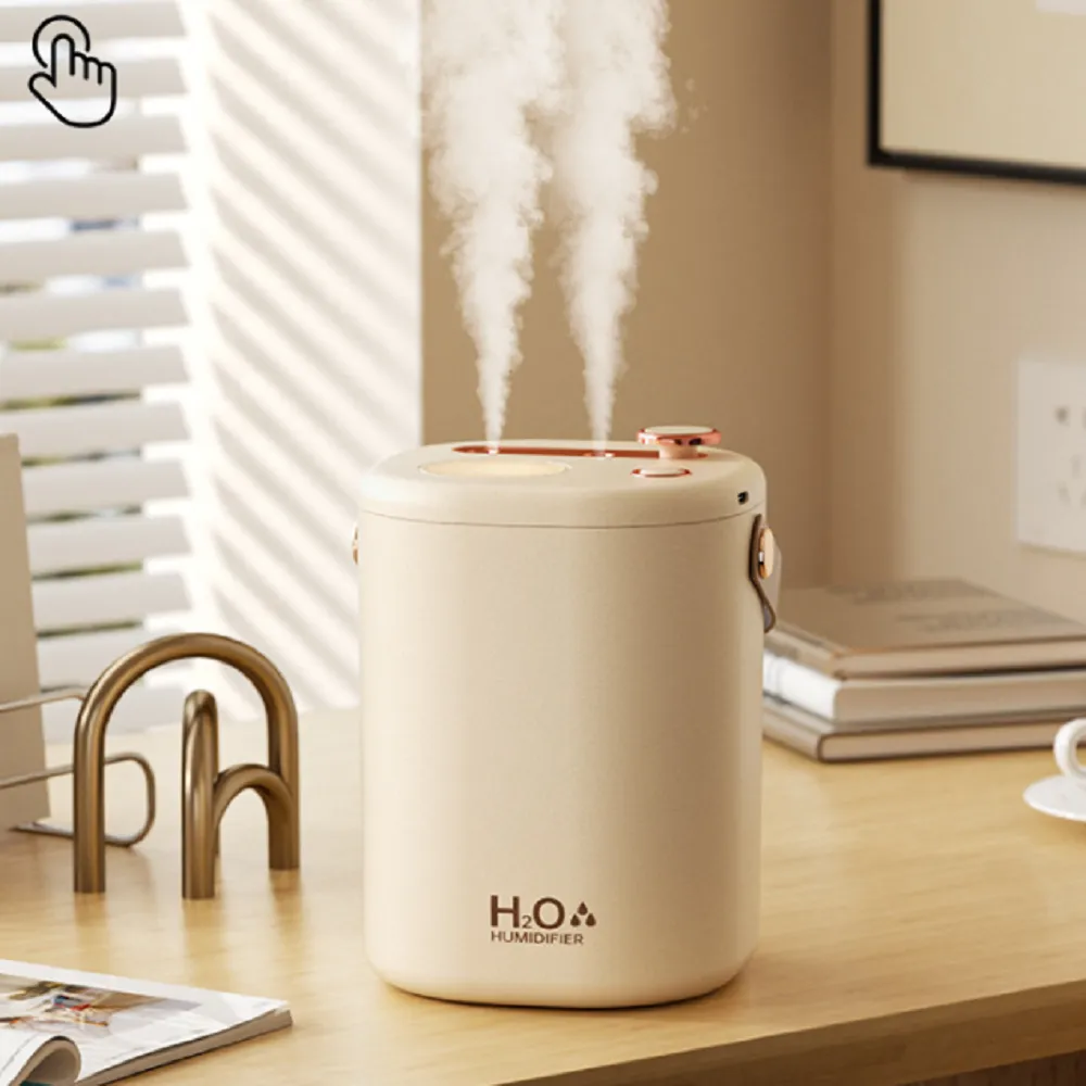 HUMIDIFIER 新款1.5L智能濕度顯示霧化水氧機 空氣加濕器 薰香機T15 (透明白) 歷史價格詳細信息