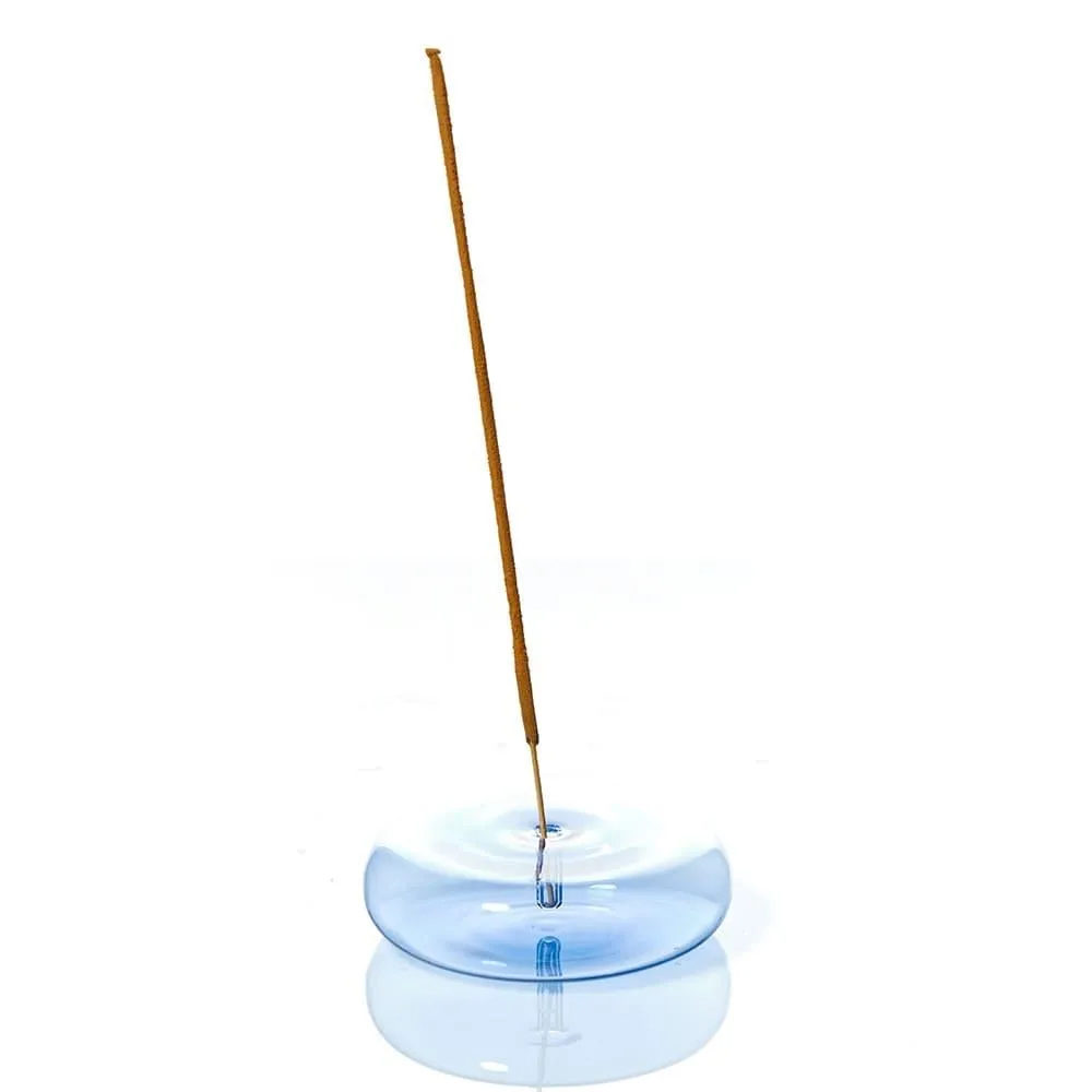 【英國 M&AElig;GEN】波紋玻璃線香座- 藍 歷史價格詳細信息