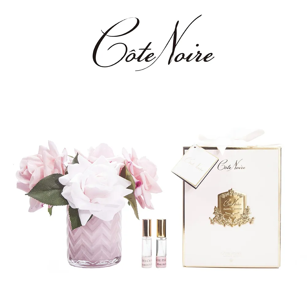 【法國 Cote Noire 寇特蘭】法式粉紅玫瑰香氛禮盒組 歷史價格詳細信息