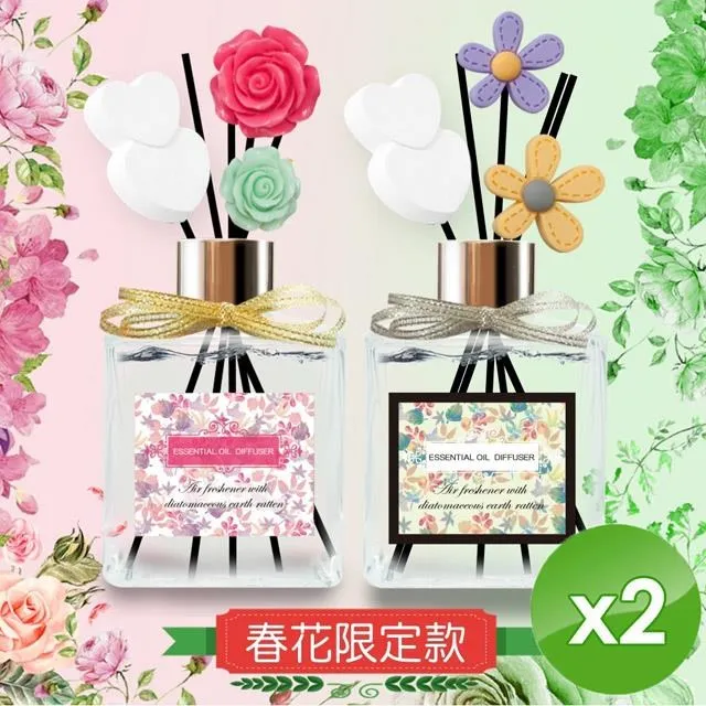 【QiMart】法國精油玫瑰造型珪藻土擴香瓶-200ml/瓶-1入組 歷史價格詳細信息