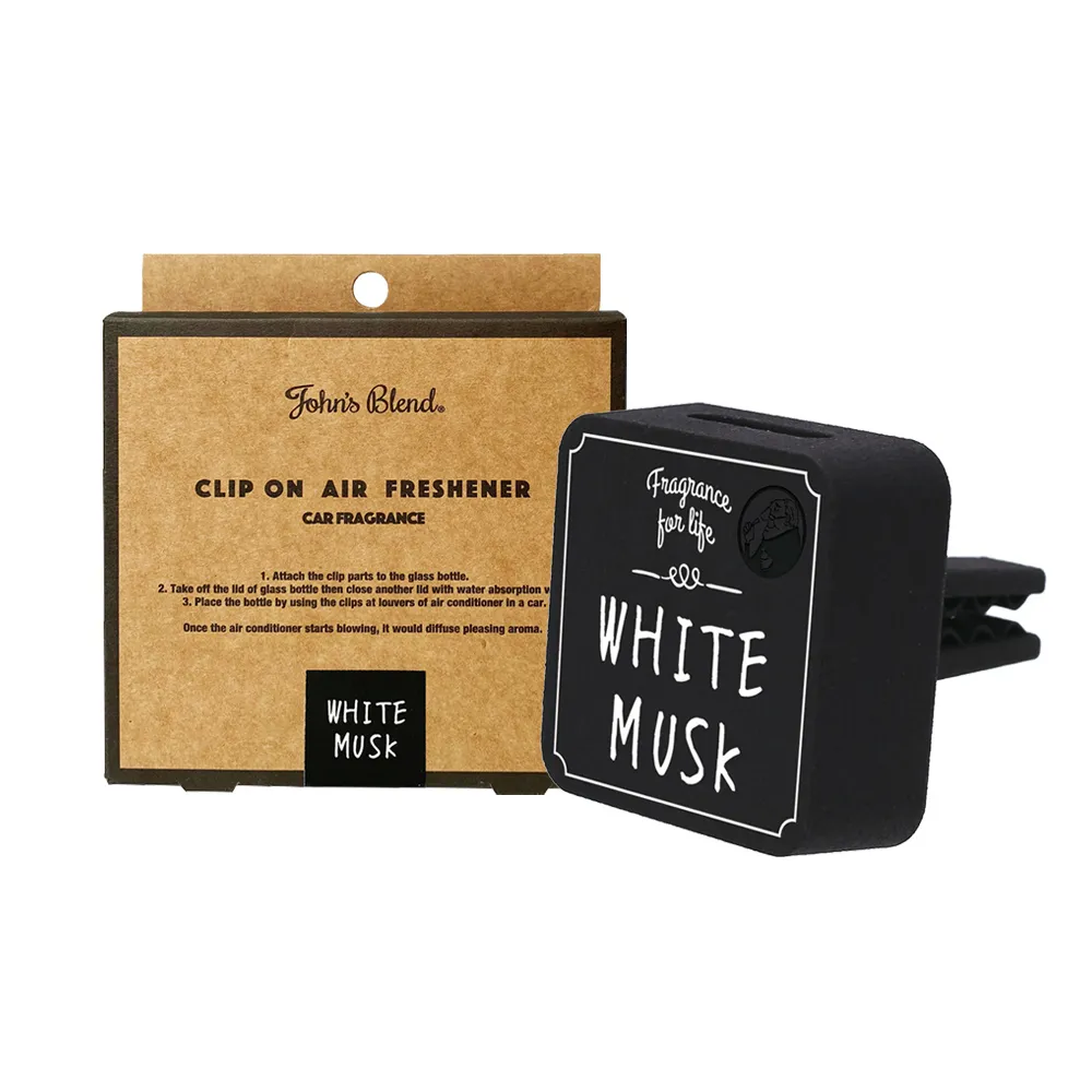 日本John’s Blend 車用夾式擴香盒(白麝香)X2+香氛掛片(白麝香)X3 歷史價格詳細信息