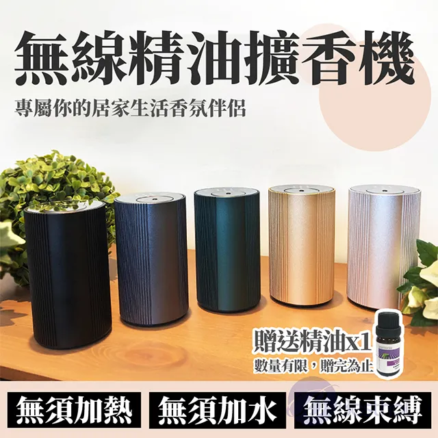 Besthot 無水鑽石紋行動精油香薰機－贈精油一瓶 歷史價格詳細信息