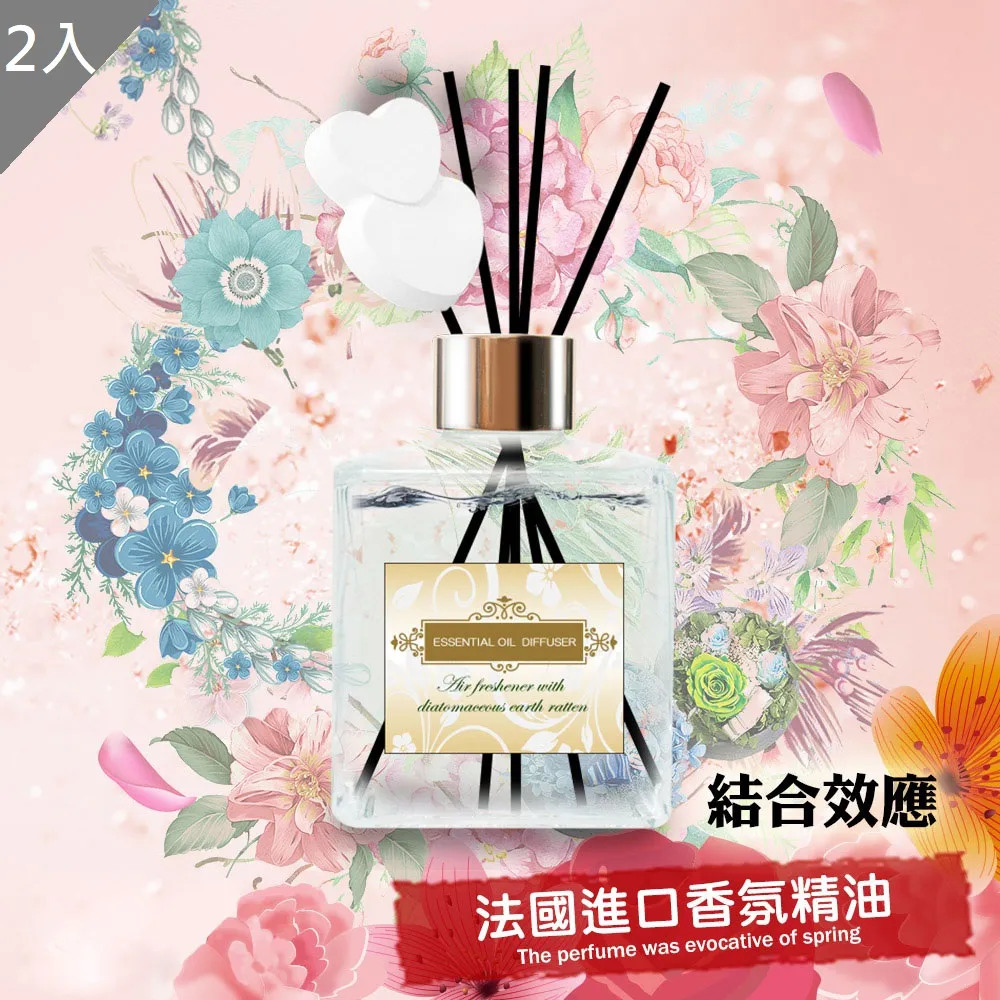 【MIT 藻土屋】法國精油玫瑰擴香瓶 附獨家藻土擴香棒 2入 歷史價格詳細信息