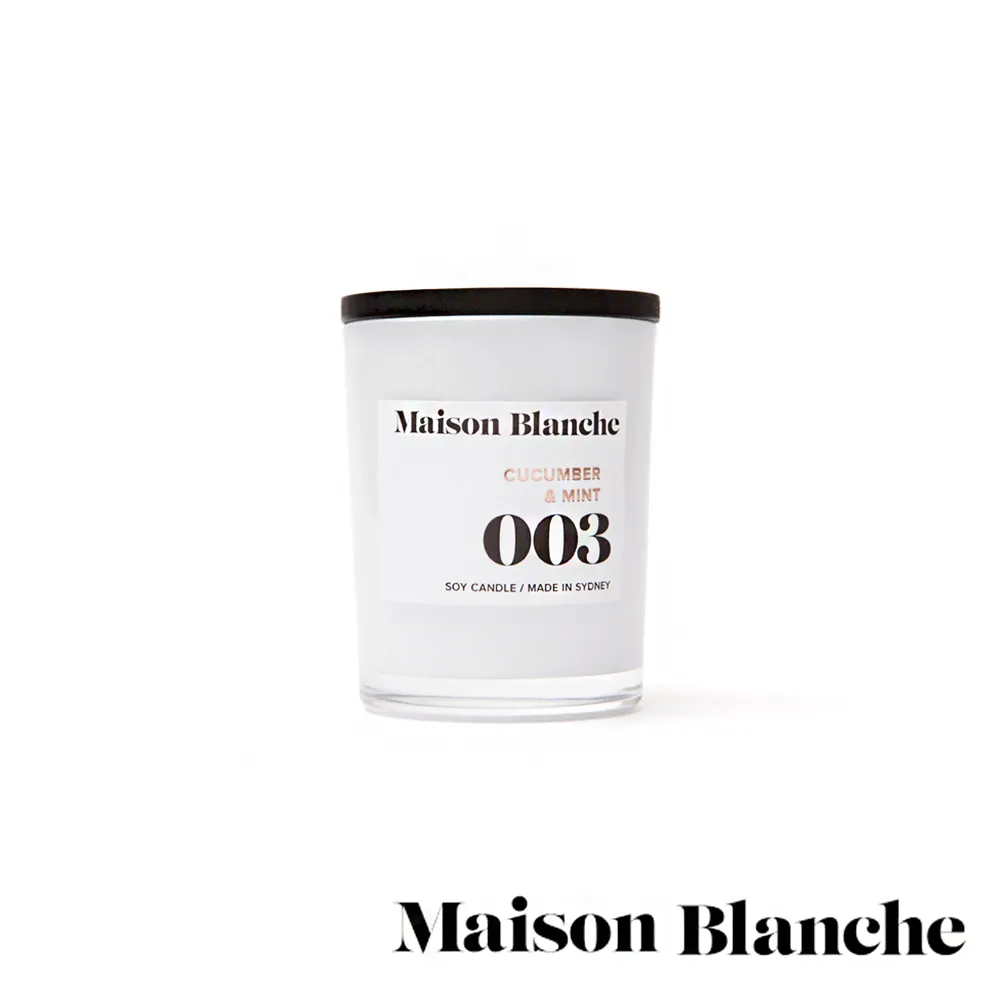 澳洲Maison Blanche 003 黃瓜薄荷 200g 手工香氛蠟燭 歷史價格詳細信息