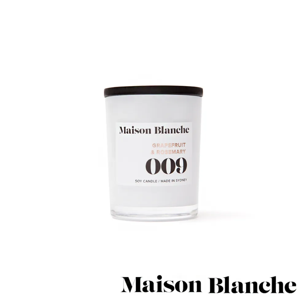 澳洲Maison Blanche 009 葡萄柚迷迭香 200g 手工香氛蠟燭 歷史價格詳細信息