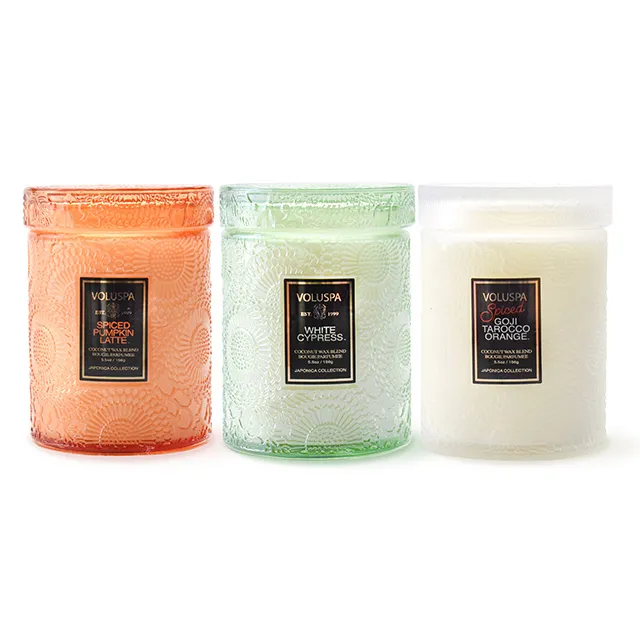 【VOLUSPA】香氛蠟燭-日式庭園系列 浮雕玻璃罐5.5OZ/156g(多款任選) 價格比較,價格查詢,歷史價格詳細信息