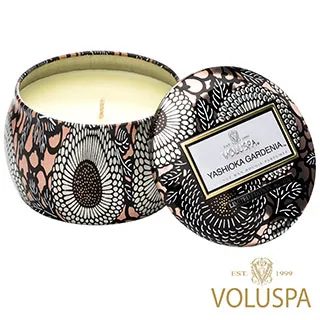 美國 VOLUSPA 日式庭園 Yashioka Gardenia 吉岡梔子花 浮雕玻璃罐 香氛禮盒 90g 歷史價格詳細信息