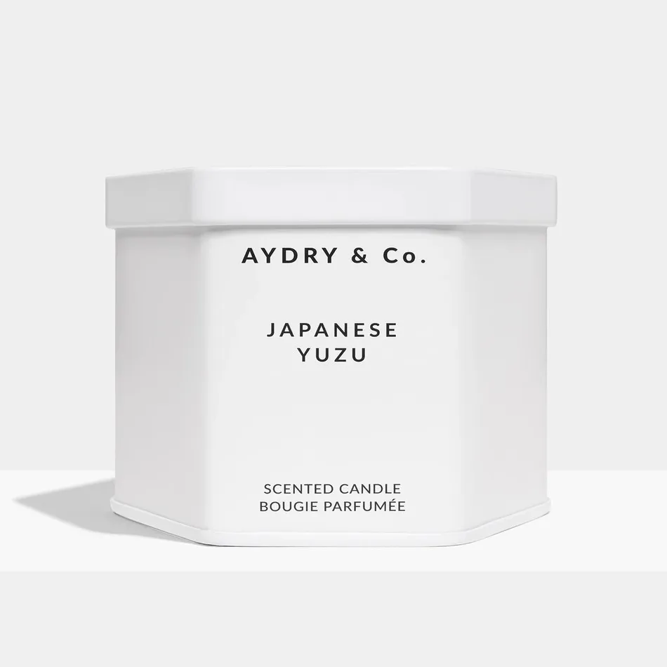 美國 AYDRY & Co. 日本櫻花 CHERRY BLOSSOM 簡約白色六角錫罐 3.5oz / 99g 香氛蠟燭 歷史價格詳細信息