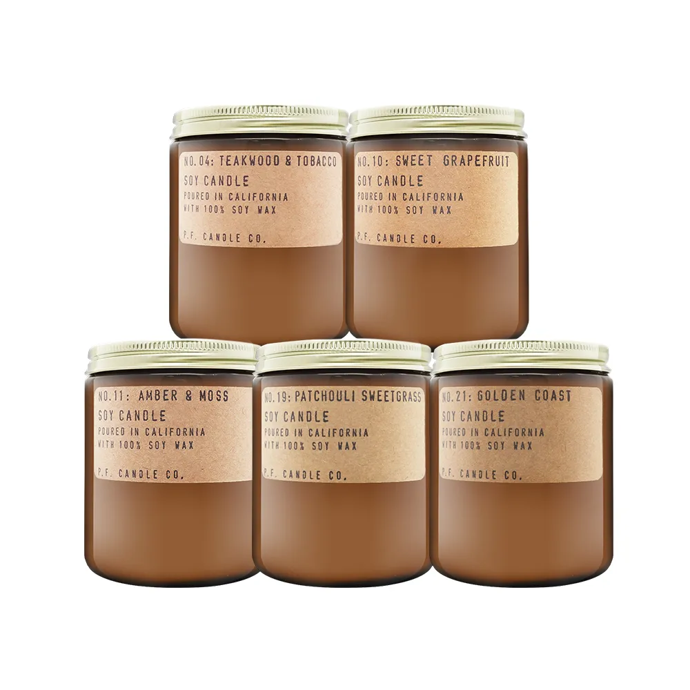 P.F. Candle Co.手工製室內擴香(3.5oz)-洛杉磯 柚木菸草 葡萄柚 琥珀綠苔 黃金海岸 北美松針 檀香 歷史價格詳細信息