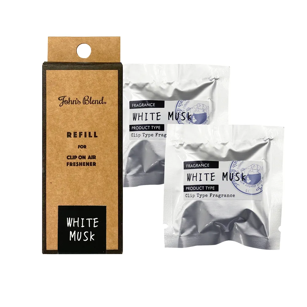 (2盒)日本John's Blend-汽車專用方形夾式空氣芳香劑1入/盒 歷史價格詳細信息