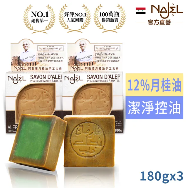 敘利亞NAJEL阿勒坡皂紅高嶺土(煥膚皂)100g 歷史價格詳細信息