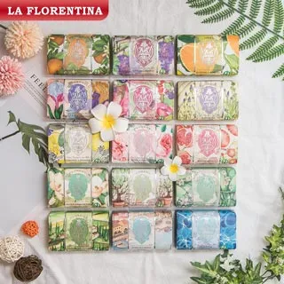 【LA FLORENTINA】義大利LF手工香氛皂3入禮盒組150gx3入-6款任選 歷史價格詳細信息