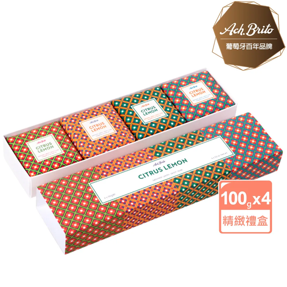 Ach Brito 艾須•布里托 葡萄牙花磚藝術包裝柑橘檸檬香氛皂100g 多款可選 歷史價格詳細信息