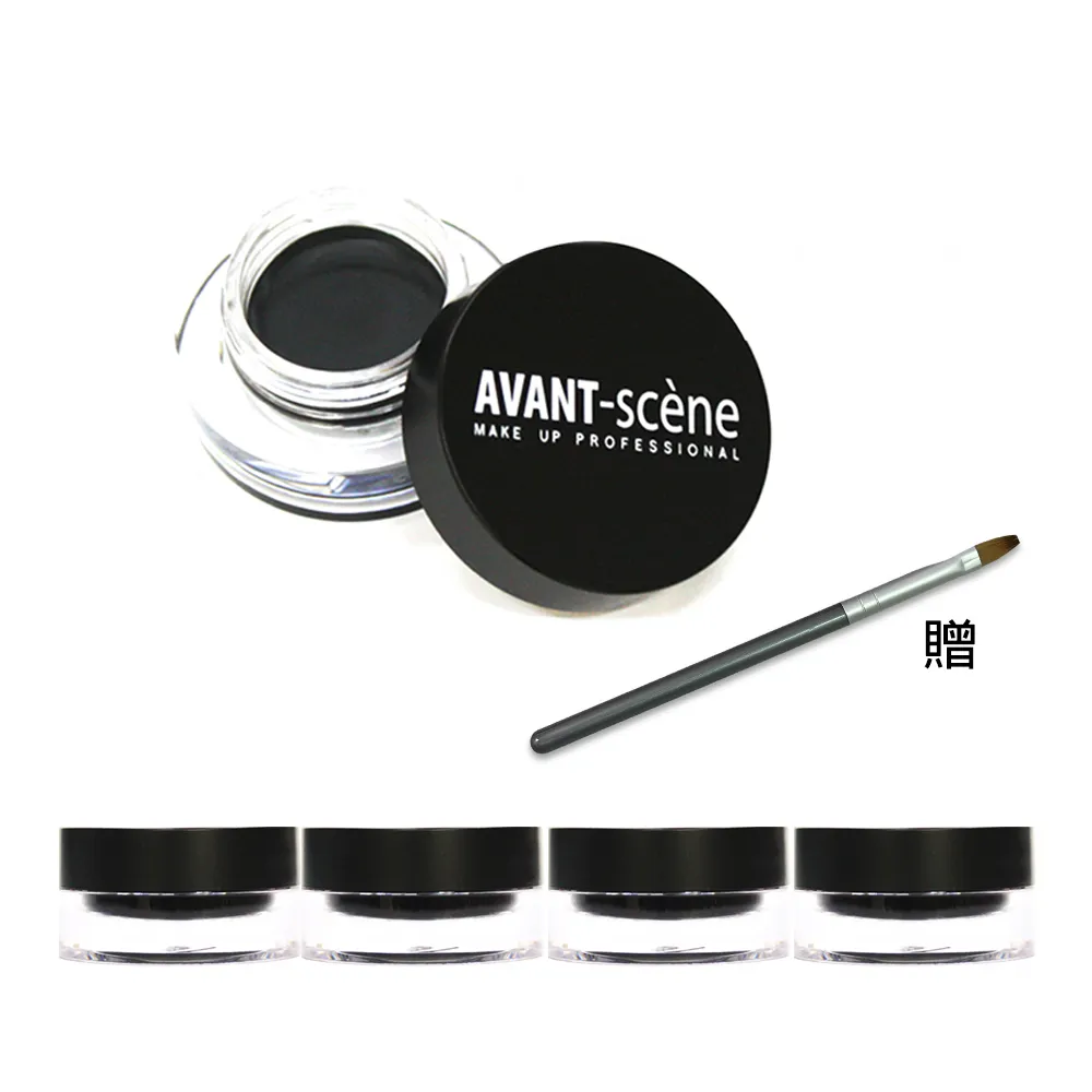 【AVANT SCENE 愛芬斯】貓眼濃細抗水眼線膠5入超值組(墨黑 韓國原裝) 歷史價格詳細信息