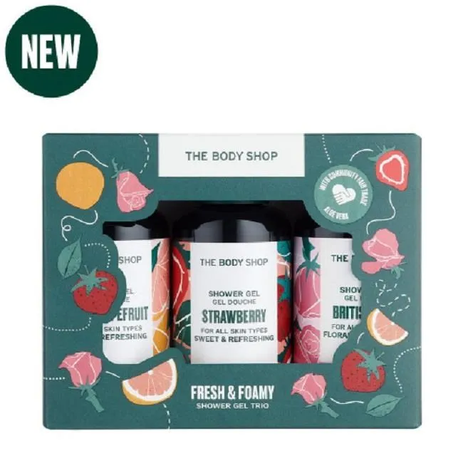 【THE BODY SHOP】果香沐浴旅行組(沐浴膠/乳60ML+ 滋養霜or磨砂膏50ML+滋養霜8ML) 歷史價格詳細信息