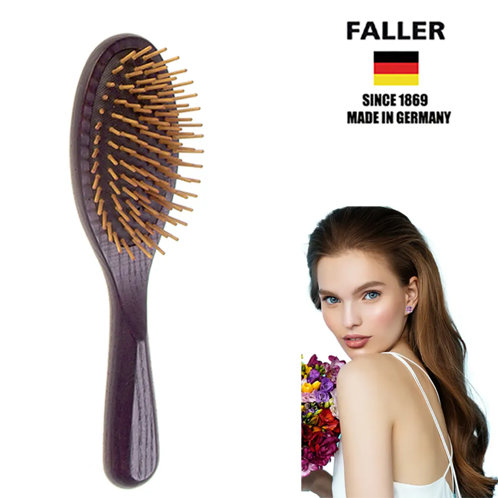 德國FALLER芙樂 德國製大尺寸FSC圓珠橢圓櫸木氣墊木齒梳 歷史價格詳細信息