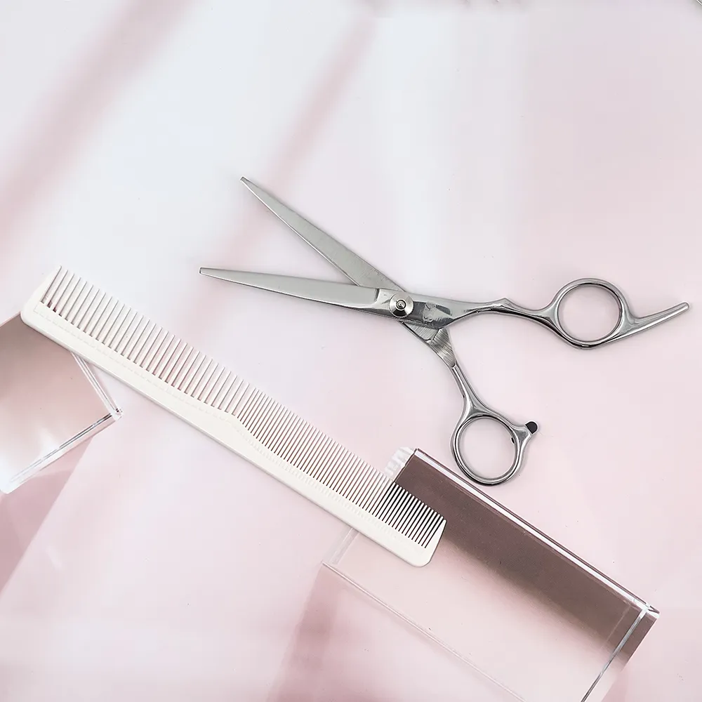 鋼梳剪髮梳理髲梳子不鏽鋼輕薄1mm超發美髮鋼材梳平頭疏密齒梳 歷史價格詳細信息