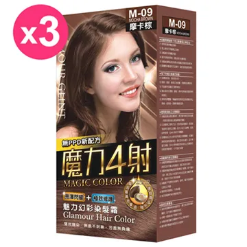 【魔力4射】魅力幻彩染髮霜-M02寶石紅-6入組 歷史價格詳細信息