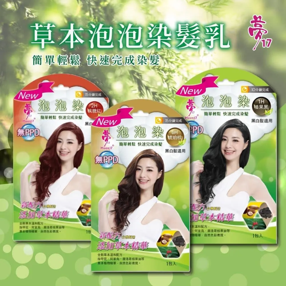 夢17 泡泡染髮乳-摩卡棕6W 20ml /3入x1盒 ( A-019) 歷史價格詳細信息