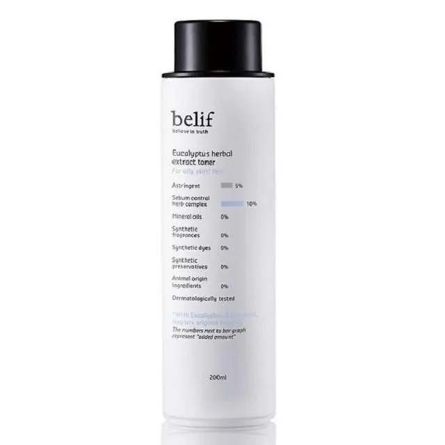 belif 尤加利清爽控油化妝水(油性肌膚適用)200ml 官方旗艦店 歷史價格詳細信息