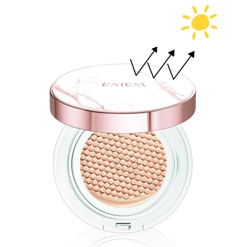 【UNICAT變臉貓 】光彩保濕氣墊粉餅X1+補充蕊X2送金盞花洗卸兩用慕斯150ml 歷史價格詳細信息