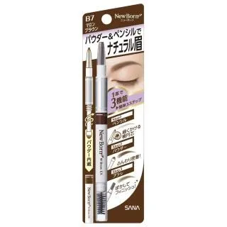 sana三合一眉筆眉粉眉刷旋轉雙頭防水防汗初學者newbor 歷史價格詳細信息
