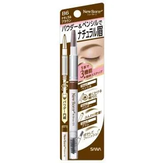 sana三合一眉筆眉粉眉刷旋轉雙頭防水防汗初學者newbor 歷史價格詳細信息
