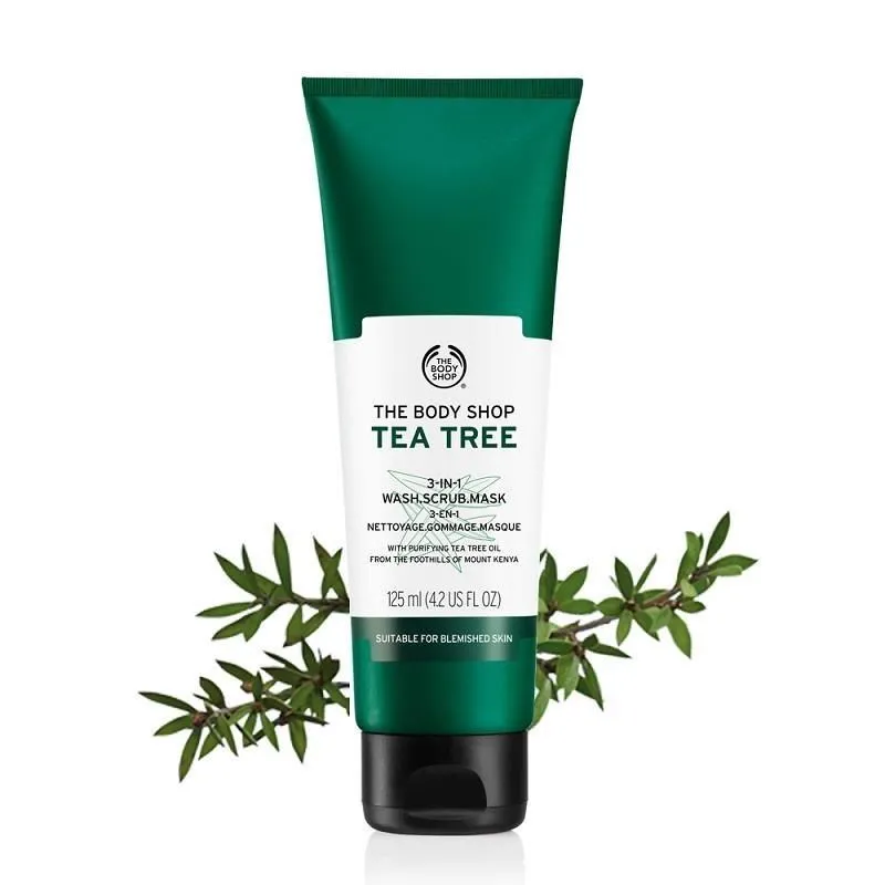 【THE BODY SHOP】茶樹3效淨膚-磨砂-面膜(125ML) 歷史價格詳細信息
