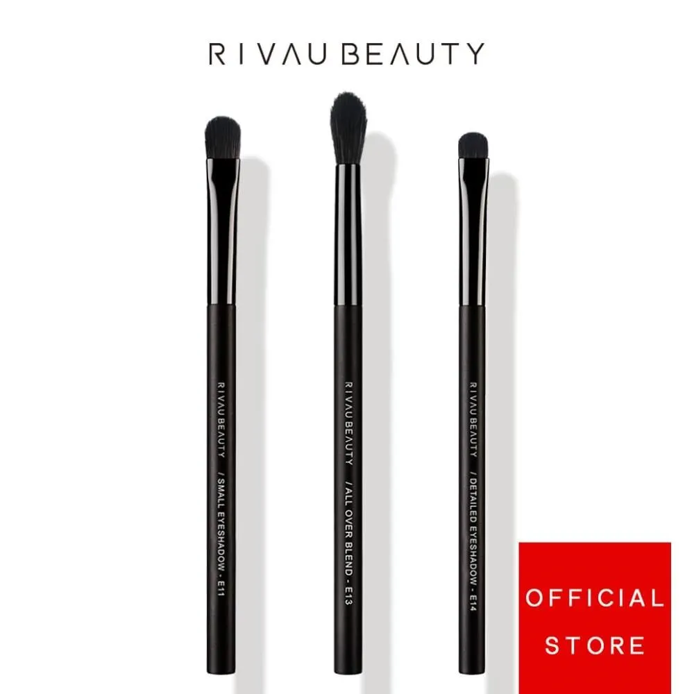 RIVAU BEAUTY / 高級纖維混羊毛黑色臉部刷具5隻組 | 化妝刷具組 蜜粉刷 歷史價格詳細信息