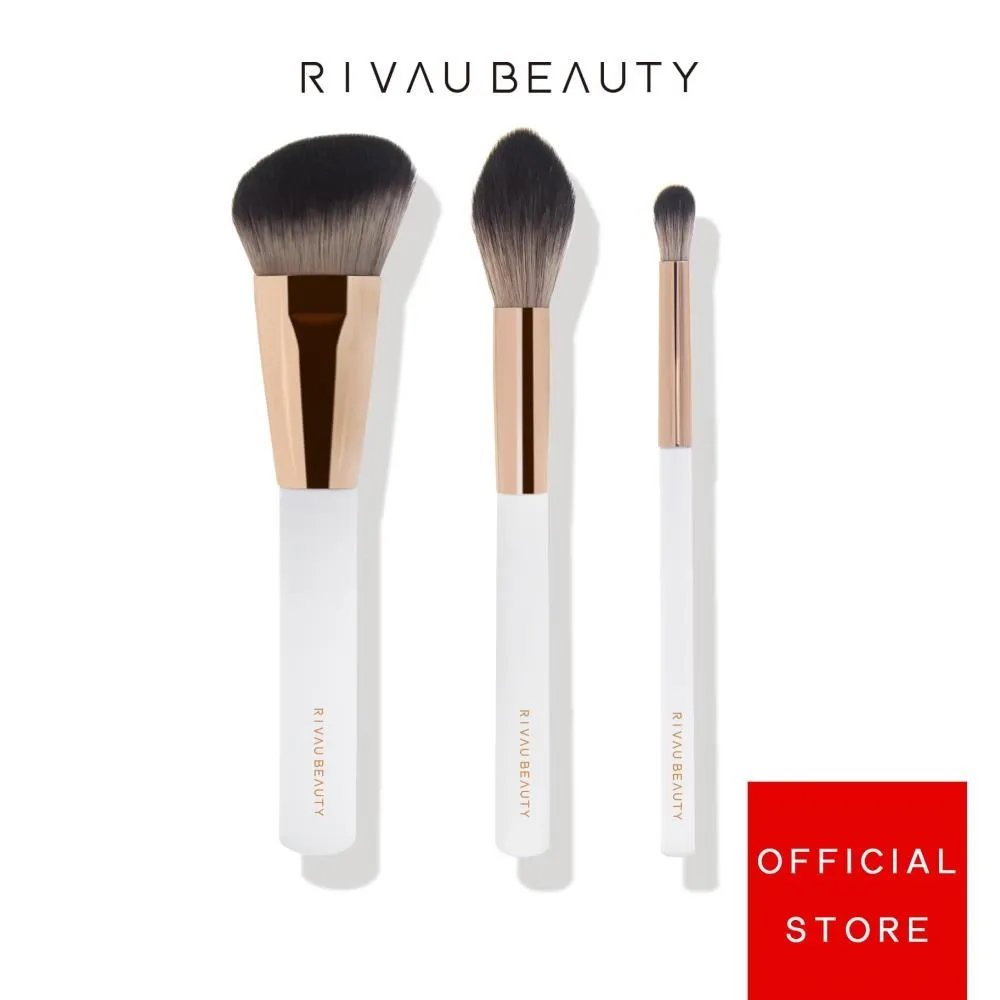 RIVAU BEAUTY / 極簡柔軟纖維毛白色刷具13隻組 | 化妝刷具 刷具組 歷史價格詳細信息