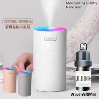 【藻土屋】智能炫彩空氣噴霧加濕器-2入贈5ml小蒼蘭精油 歷史價格詳細信息