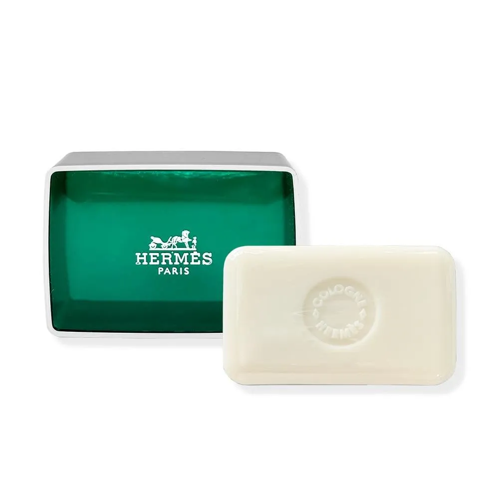 HERMES 愛馬仕 橘綠之泉香皂(50gX2)+小熊毛巾禮袋-情人節獻禮 歷史價格詳細信息
