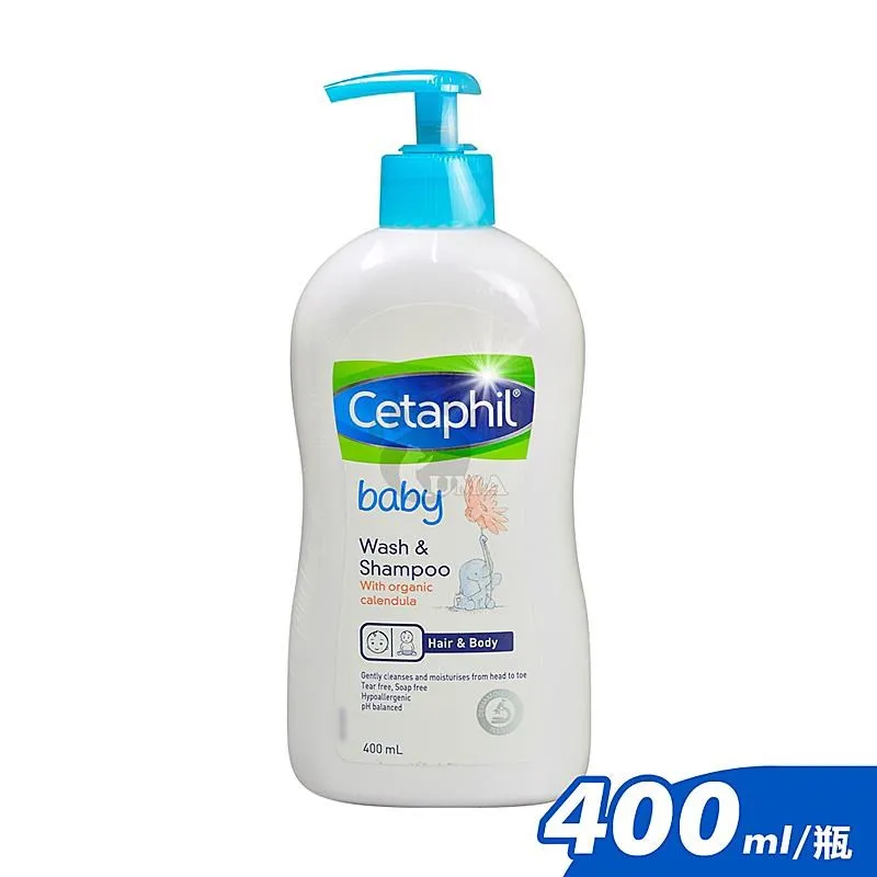 Cetaphil 舒特膚 Baby溫和洗髮沐浴乳400ml 2入│舒特膚官方旗艦店 歷史價格詳細信息