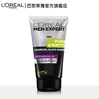 【LOREAL Paris 巴黎萊雅】炭黑去油微粒洗面乳 升級版 100ml+礦物淨化泥面膜-控油淨化型50g 歷史價格詳細信息