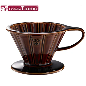 Tiamo V02花瓣形陶瓷咖啡濾杯組-咖啡色(HG5536BR) 價格比較,價格查詢,歷史價格詳細信息