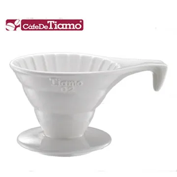 Tiamo V02花瓣形陶瓷咖啡濾杯組-咖啡色(HG5536BR) 歷史價格詳細信息