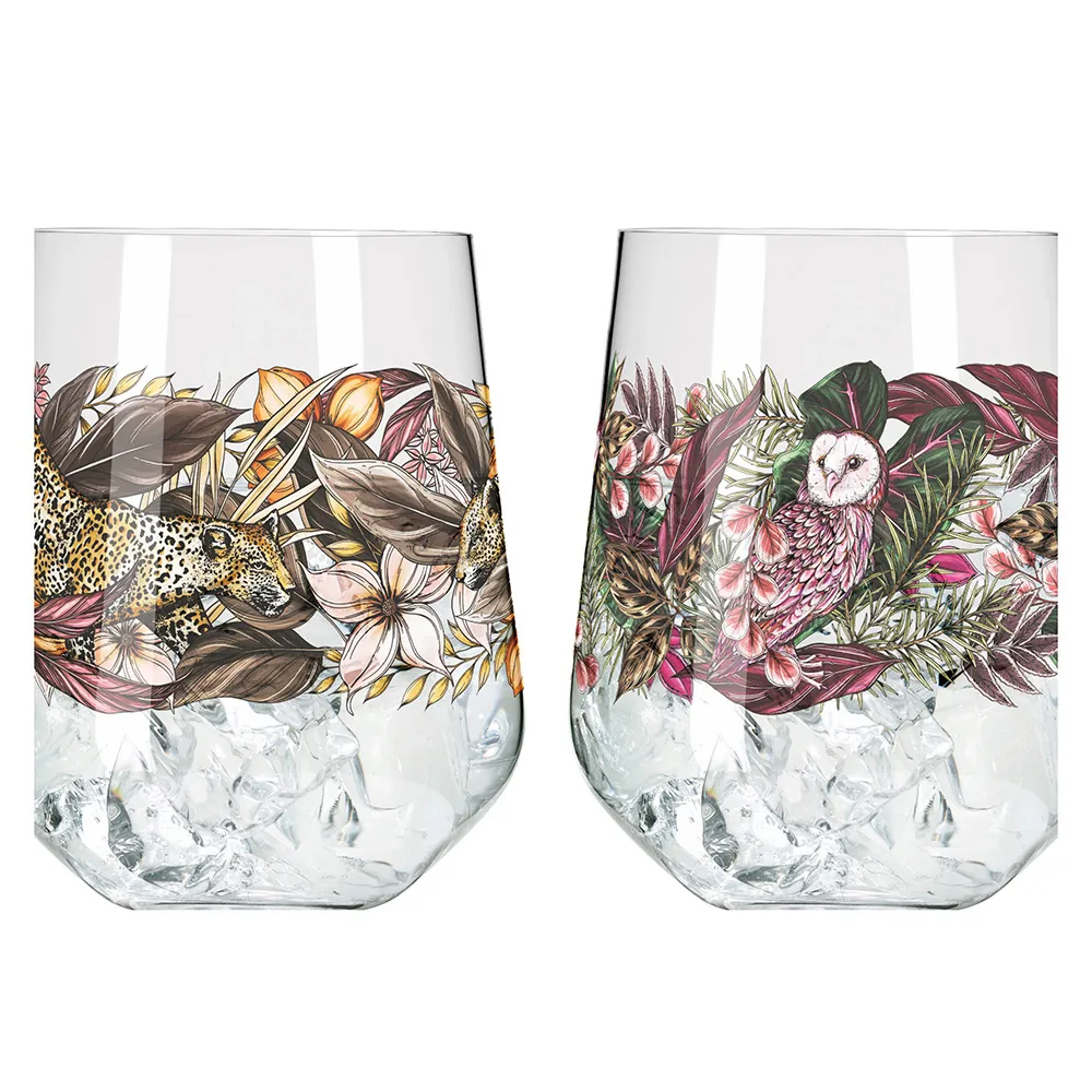 【RITZENHOFF】Shadow Fauna/暗影視界系列 高腳水晶對杯-蝴蝶與鸛 歷史價格詳細信息