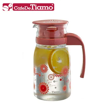 Tiamo 玻璃水壺950ml-把手款 紅色蘋果(HG2291R) 歷史價格詳細信息