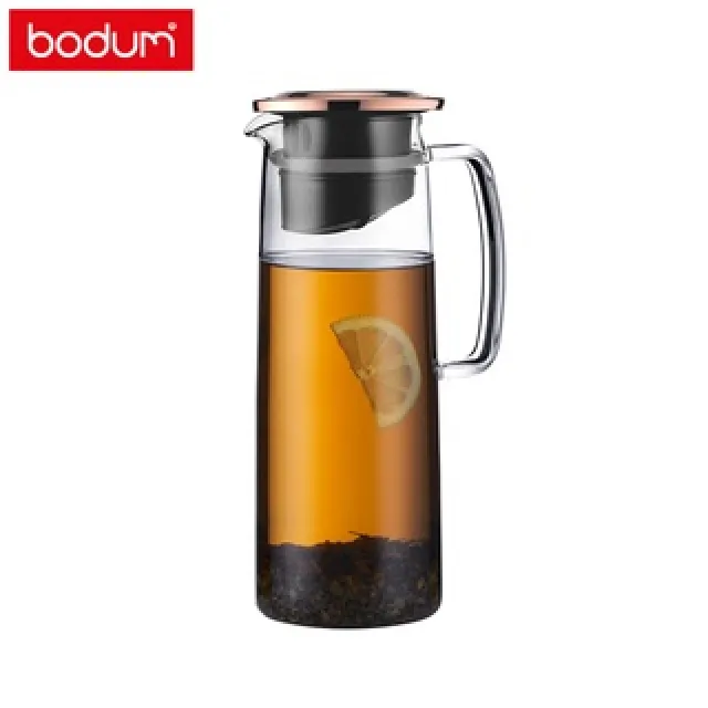 【丹麥BODUM】玻璃冷水瓶1200cc玫瑰金上蓋 (耐熱玻璃/水瓶/可冷藏/可使用洗碗機) 價格比較,價格查詢,歷史價格詳細信息