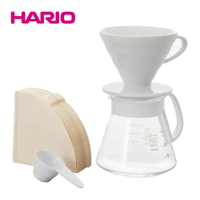 HARIO V60 白色陶瓷錐形濾杯 (1-2人/2-4人份) VDC-01/02 咖啡濾杯《vvcafe》 歷史價格詳細信息