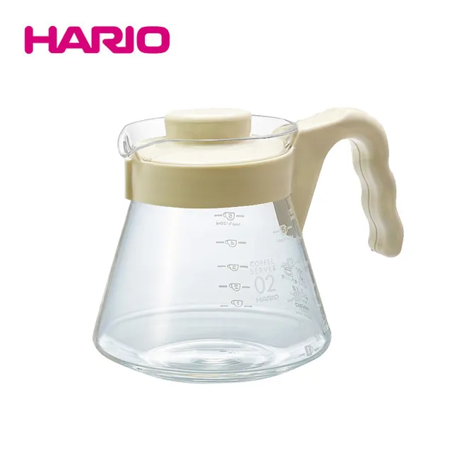 HARIO V60 02咖啡分享壺 奶茶色下壺 700ml VCS-02-IV-TW《vvcafe》 歷史價格詳細信息