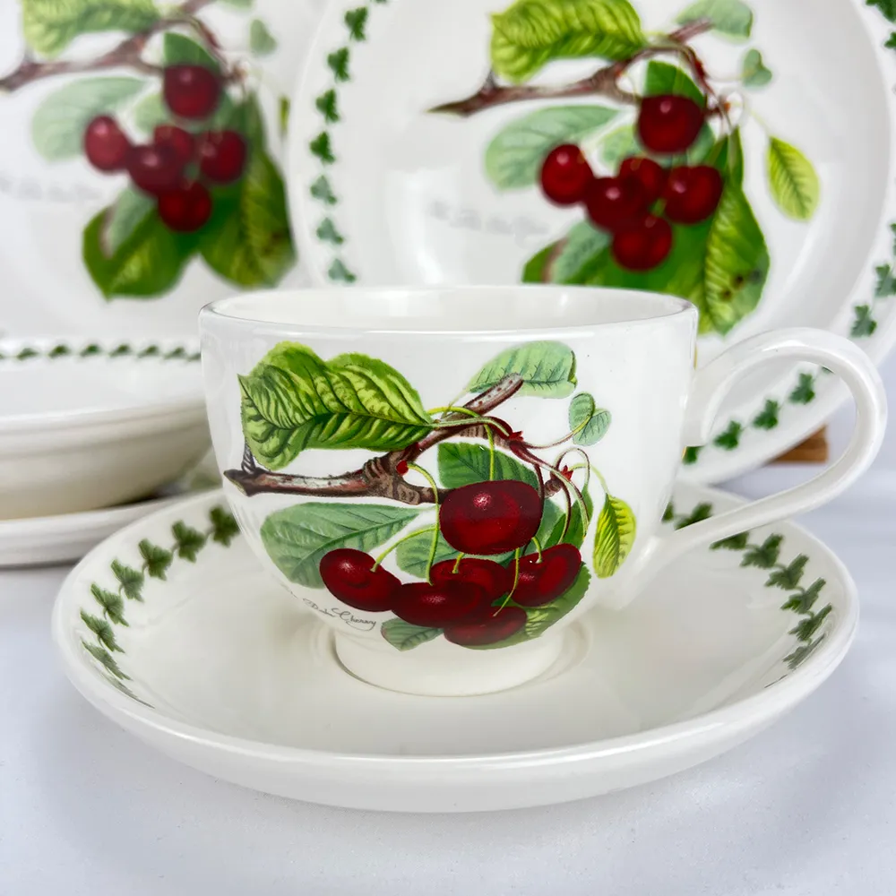 英國Portmeirion Pomona 水果系列-單人杯盤2件禮盒組(1杯盤1點心盤) 歷史價格詳細信息