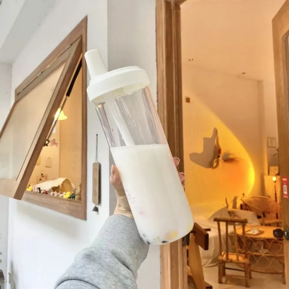 【食品級材質珍珠奶茶吸管杯 500ml】防漏吸管杯【AB1329】 歷史價格詳細信息